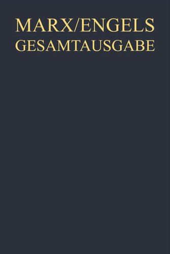 Gesamtausgabe (MEGA): Band 5 Sommer 1845 bis Dezember 1850