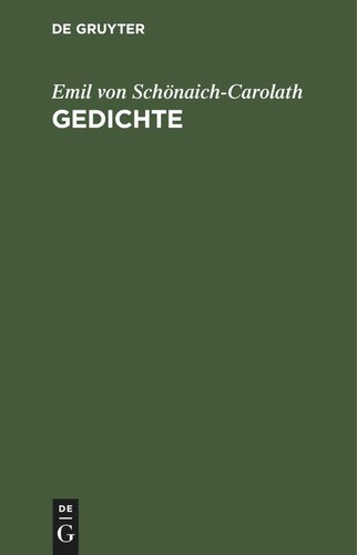 Gedichte