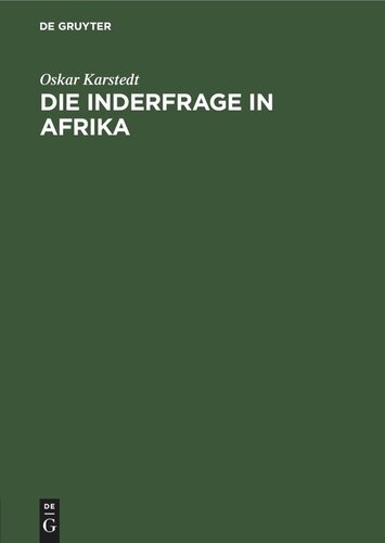 Die Inderfrage in Afrika