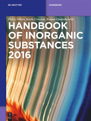 Inorganic Substances: Handbook