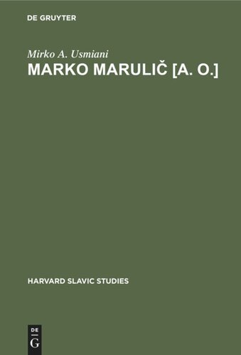 Marko Marulič [a. o.]