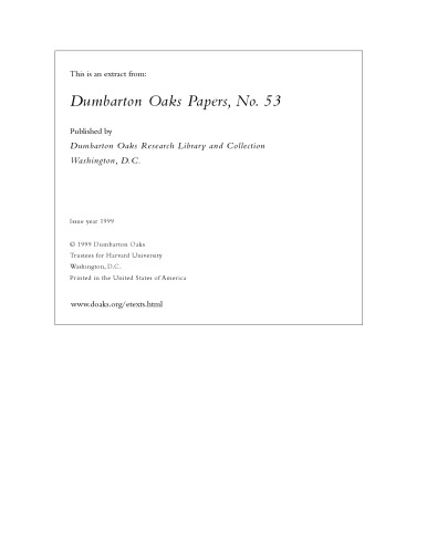 Dumbarton Oaks Papers 53