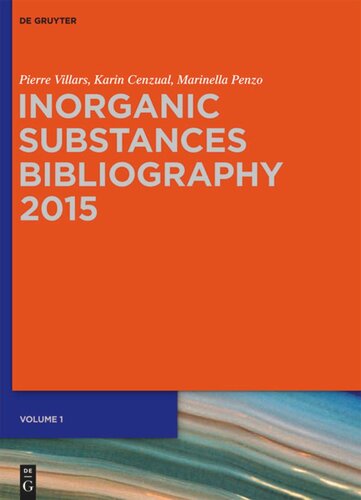 Inorganic Substances: BIbliography