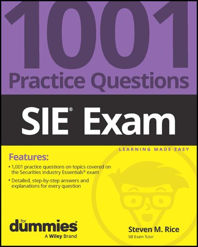 SIE Exam: 1001 Practice Questions For Dummies (For Dummies (Business & Personal Finance))