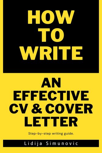 How to Write an Effective CV & Cover Letter