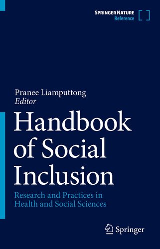 Handbook of Social Inclusion: Research and Practices in Health and Social Sciences