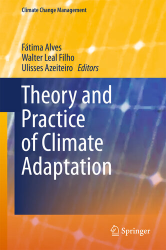 Theory and Practice of Climate Adaptation (Climate Change Management)