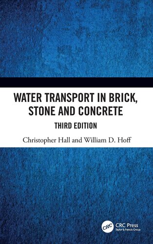 Water Transport in Brick, Stone and Concrete