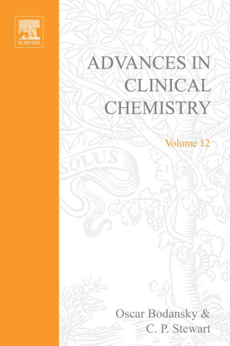 Advances in Clinical Chemistry, Vol. 12