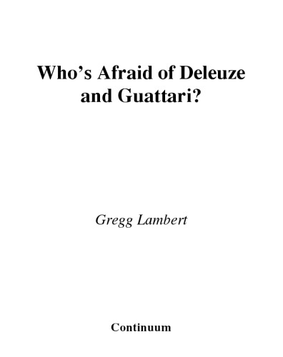 Who’s Afraid of Deleuze and Guattari? An Introduction to Political Pragmatics