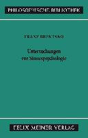 Untersuchungen zur Sinnespsychologie