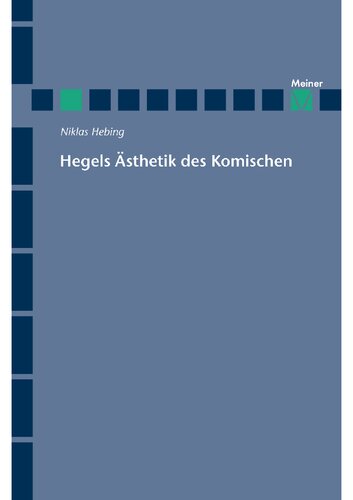 Hegels Ästhetik des Komischen