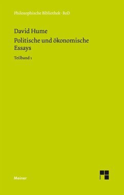 Politische und ökonomische Essays. Teilband 1