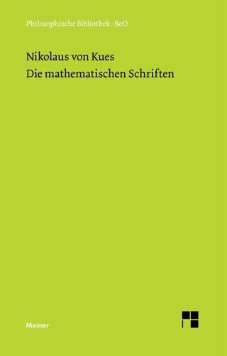 Die mathematischen Schriften