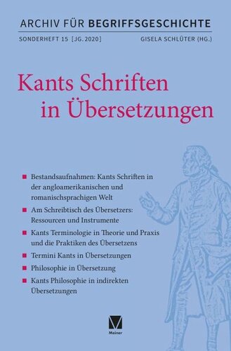 Kants Schriften in Übersetzungen