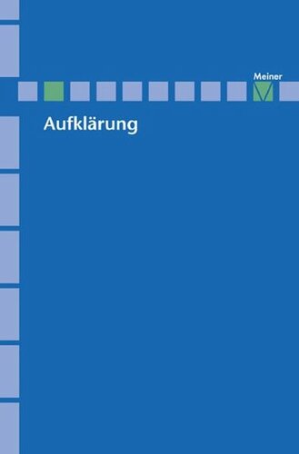 Aufklärung, Band 4/2: Patriotismus