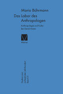 Das Labor des Anthropologen: Anthropologie und Kultur bei David Hume