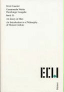 An Essay on Man: An Introduction to a Philosophy of Human Culture