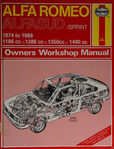 Haynes Alfa Romeo Alfasud/Sprint Owners Workshop Manual