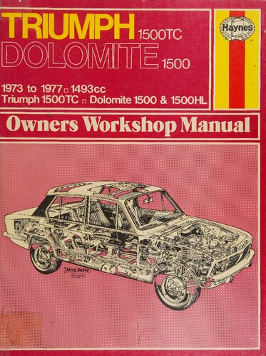 Haynes Triumph 1500 TC & Dolomite 1500 Owners Workshop Manual