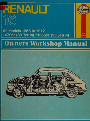 Haynes Renault 16 Owners Workshop Manual