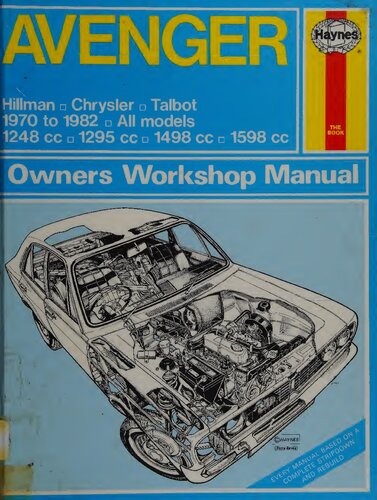 Haynes Avenger Owners Workshop Manual