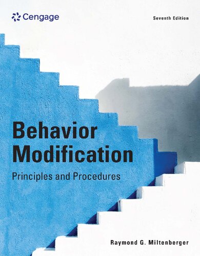 Behavior Modification: Principles and Procedures