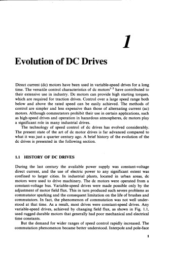 Thyristor DC Drives