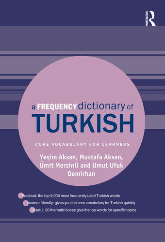 A Frequency Dictionary of Turkish