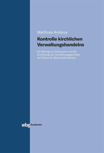 Kontrolle kirchlichen Verwaltungshandelns