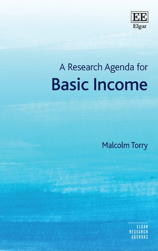 A Research Agenda for Basic Income (Elgar Research Agendas)