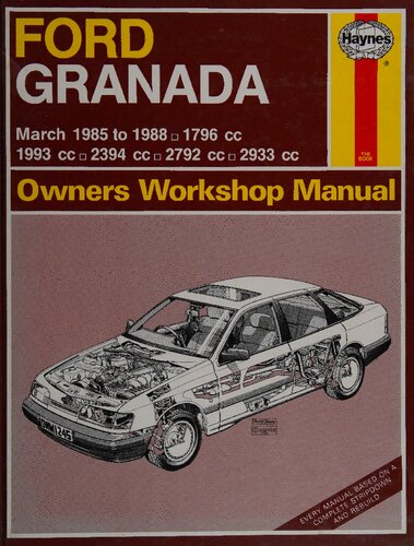 Haynes Ford Granada 1985-1988 Owners Workshop Manual