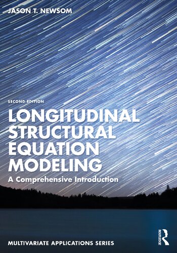 Longitudinal Structural Equation Modeling (Multivariate Applications Series)