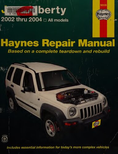 Haynes Jeep Liberty 2002 thru 2004 Automotive Repair Manual