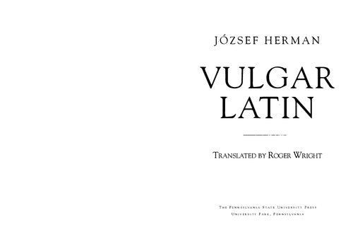 Vulgar Latin