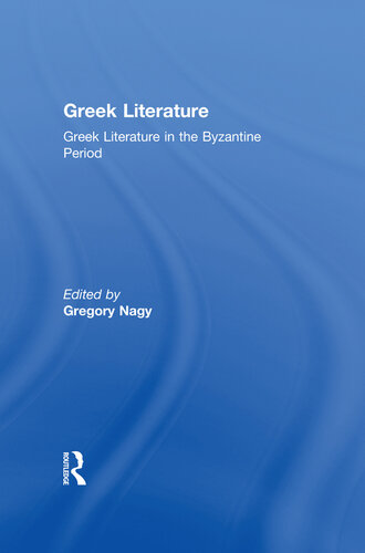 Greek Literature in the Byzantine Period