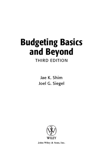 Budgeting Basics and Beyond