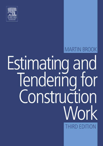 Estimating and Tendering for Construction Work, Third Edition