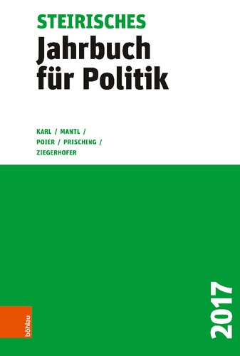 Steirisches Jahrbuch für Politik 2017