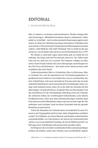 Verschwörungen: Indes. Zeitschrift für Politik und Gesellschaft 2015 Heft 04