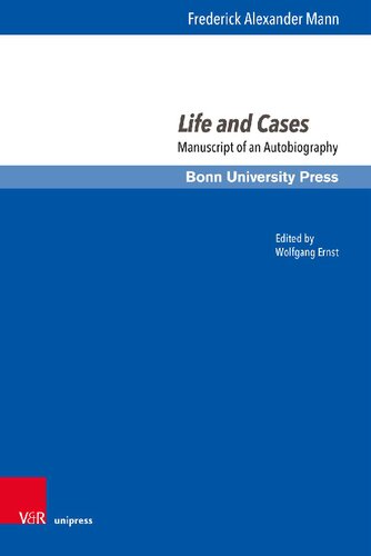 Life and Cases: Manuscript of an Autobiography