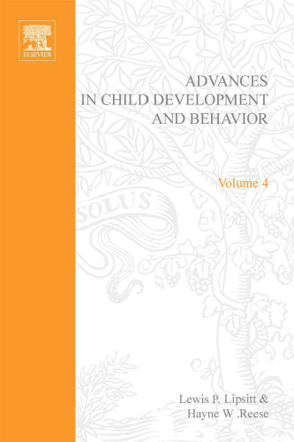 Advances in Child Development and Behavior, Vol. 4