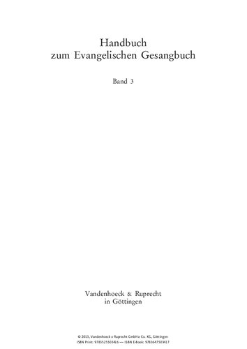 Liederkunde zum Evangelischen Gesangbuch. Heft 18