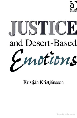 Justice And Desert-Based Emotions