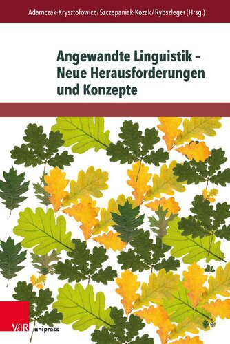 Angewandte Linguistik – Neue Herausforderungen und Konzepte