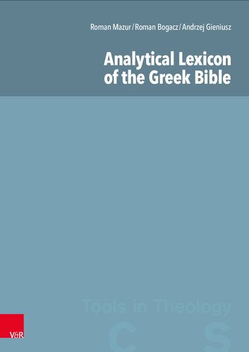 Analytical Lexicon of the Greek Bible