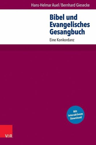 Bibel und Evangelisches Gesangbuch: Eine Konkordanz