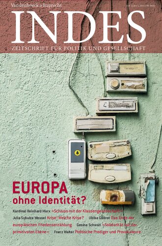 Europa ohne Identität?: Indes. Zeitschrift für Politik und Gesellschaft 2017 Heft 02