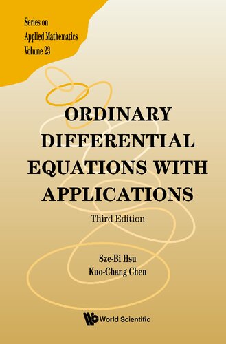 Ordinary Differential Equations With Applications (third Edition) (Series On Applied Mathematics)