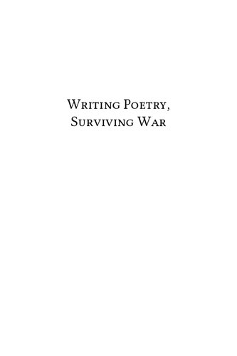 Writing Poetry, Surviving War: The Works of Refugee Scholar-Official Chen Yuyi (1090-1139)